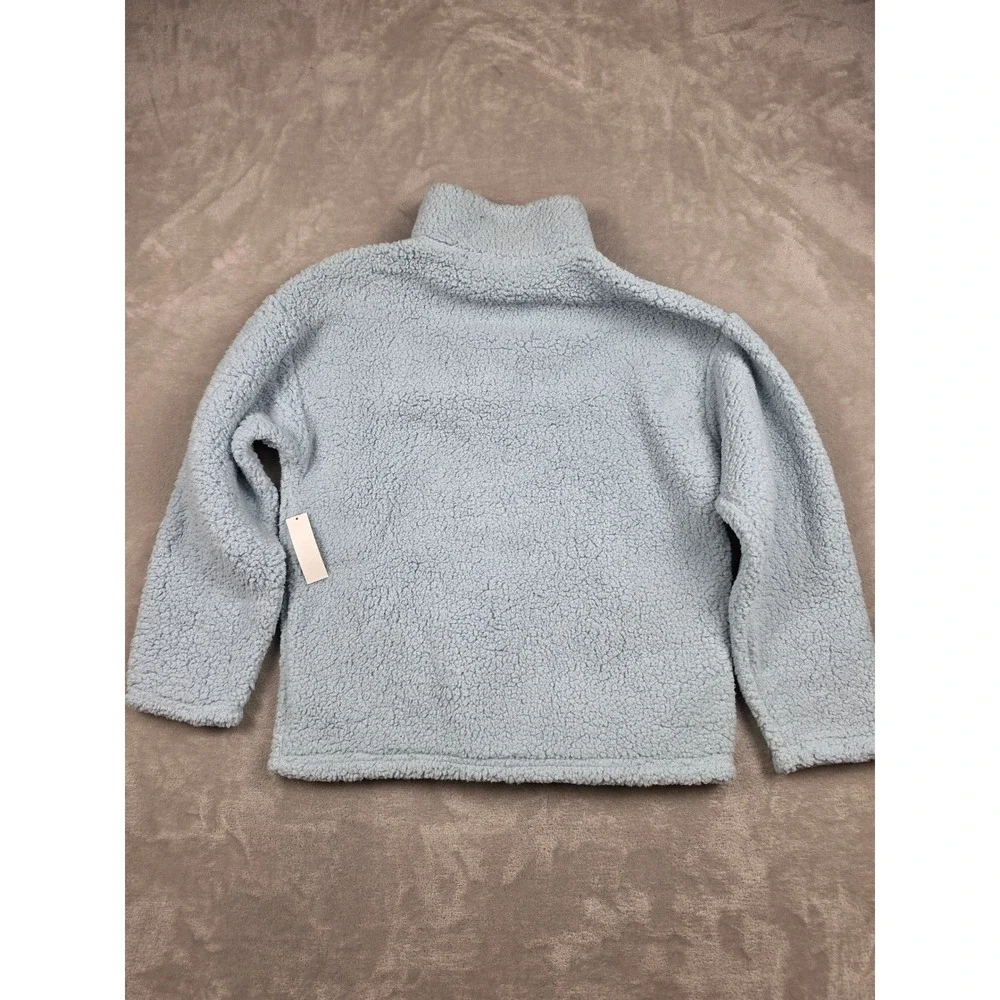 Peanuts Winter Sherpa Pullover Women S Blue Snoopy Hit The Slopes Stay Cool